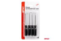 Set cârlige pentru demontare butuc/ax Amio, 4 piese