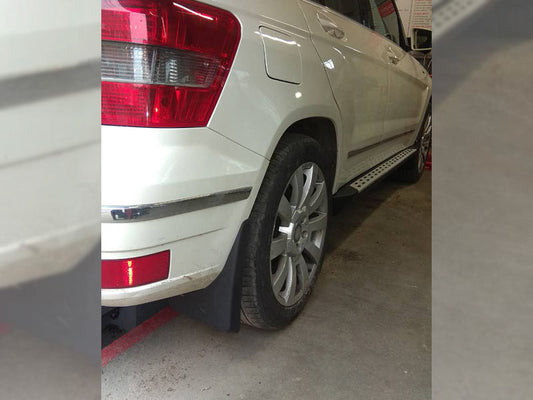 Set de aparatori noroi fata si spate pentru Mercedes GLK X204 (2008-2015), cu praguri laterale