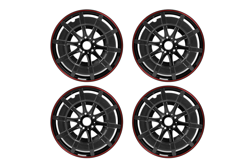 900 22" inch 5x130 forged rims with carbon caps, compatible with Mercedes G-Class W464 (from 2018)