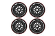 900 22" inch 5x130 forged rims with carbon caps, compatible with Mercedes G-Class W464 (from 2018)