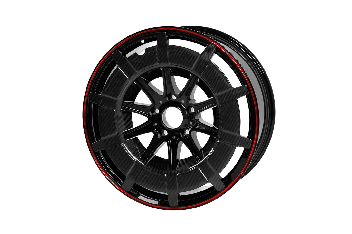 900 22" inch 5x130 forged rims with carbon caps, compatible with Mercedes G-Class W464 (from 2018)