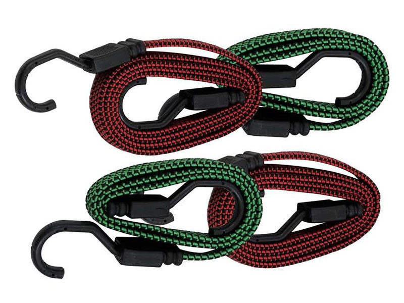 Set de 4 corzi elastice Petex cu carlige pentru fixarea bagajelor