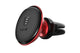 Suport telefon Baseus magnetic cu carcasa metalica rosie – montare pe grilele de ventilatie