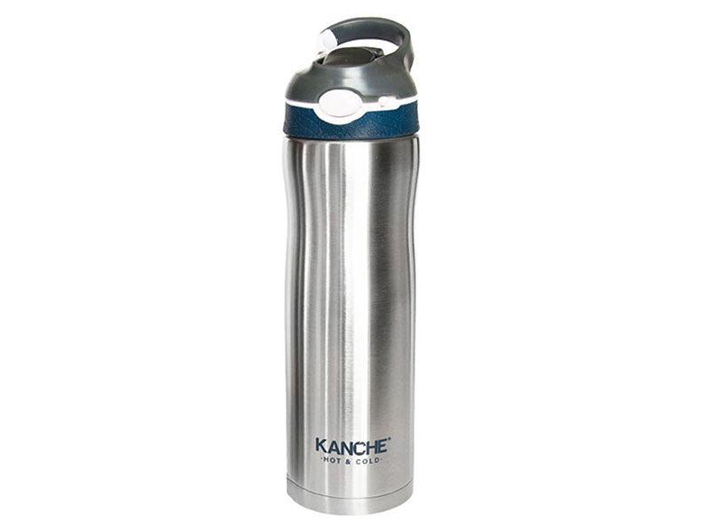 Termos metalic Kanche Sport with Me cu panglică albastră 600ml