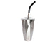 Kanche Cristal stainless steel thermal mug with straw, 500 ml