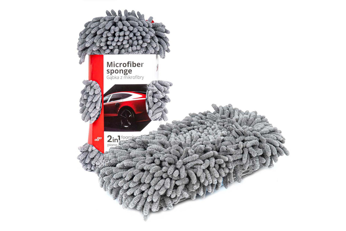 Amio Microfiber Sponge for Washing and Foaming