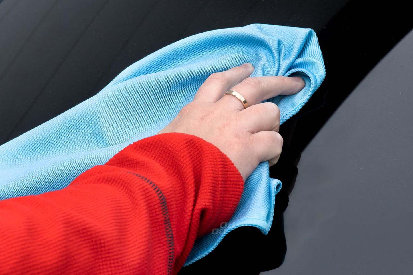 Set of 2 Amio microfiber towels for cleaning windows and mirrors, dimensions 30x40 cm