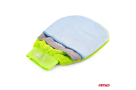 Amio Mănușă Multifuncțională 3-în-1 pentru Spălare și Curățare Mașină 25x17 cm