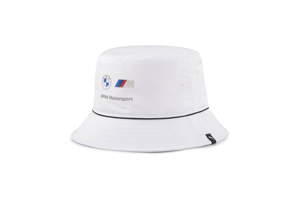 Șapcă tip bucket originală BMW Motorsport, culoare albă