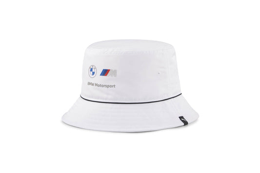 Șapcă tip bucket originală BMW Motorsport, culoare albă