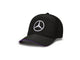 Original Mercedes cap, black, with purple brim Hamilton 44