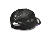 Original Mercedes cap, black, with purple brim Hamilton 44