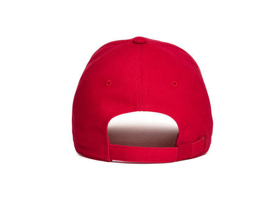 Audi original baseball cap, red, with embroidered white logo