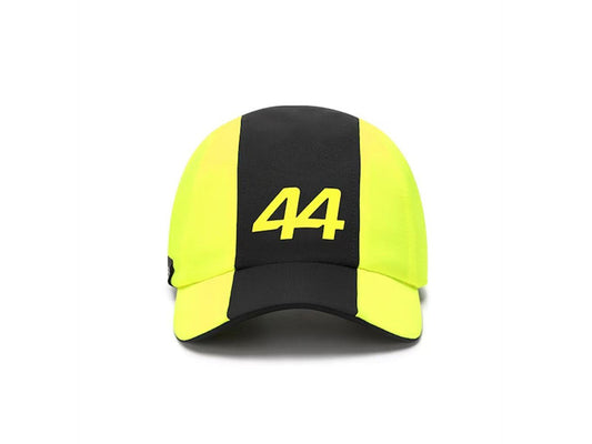 Sapca originala Mercedes, neagra cu galben, Hamilton