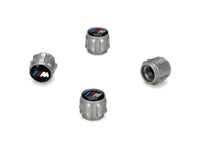 Original BMW valve caps, 4 pieces, with M Power logo