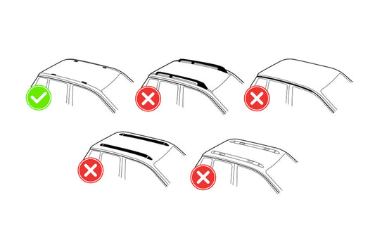 Placute de baza Hakr tip 341 pentru masini cu guri de aerisire din fabrica, negre, 4 bucati