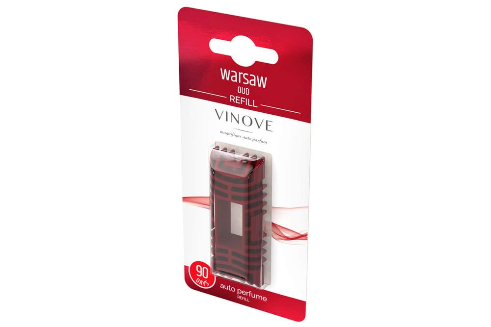 Rezerve odorizant auto Vinove, seria Refill, aromă Warsaw