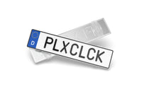 Plexiclick® - Suport invizibil pentru numar de inmatriculare, transparent
