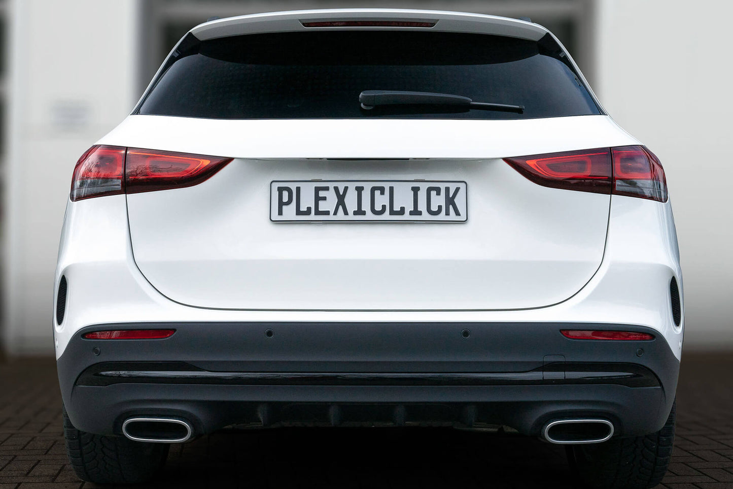 Plexiclick® - Suport invizibil pentru numar de inmatriculare, transparent
