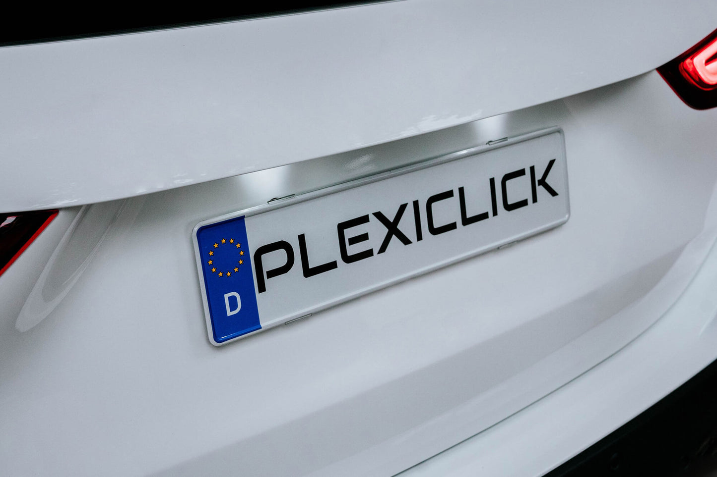 Plexiclick® - Suport invizibil pentru numar de inmatriculare, transparent