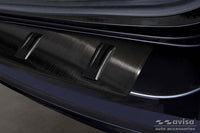 Protectie pentru bara spate Avisa - Volkswagen Sharan dupa 2010, culoare neagra