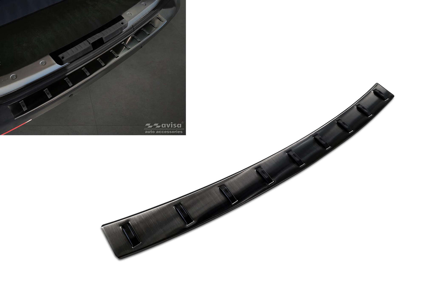 Protector bara spate ranforsat Avisa pentru Volvo V60 (2010-2018), Cross Country dupa 2015, negru