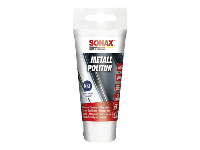 Sonax pastă pentru lustruit metal 75ml