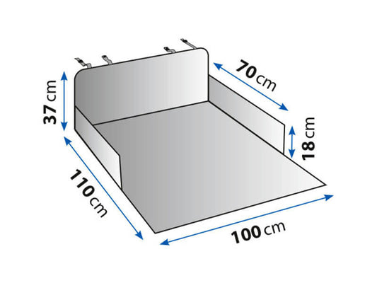 Covoras protectie portbagaj seria Kegel Dex, marimea M, negru