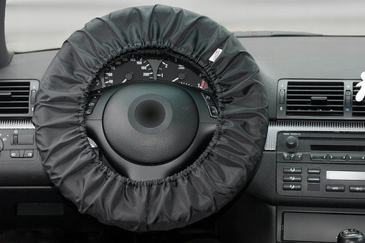 Husa volan Carpassion Volant, neagra, cu elastic