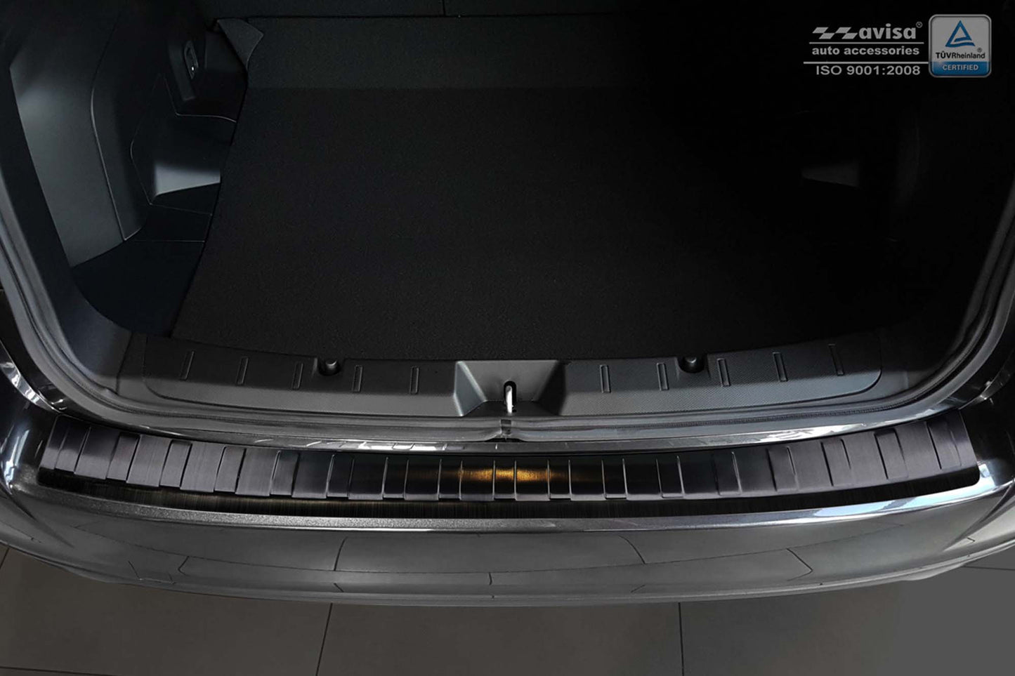 Protectie bara spate Avisa pentru Subaru Impreza GT 5 usi (dupa 2017), negru lucios