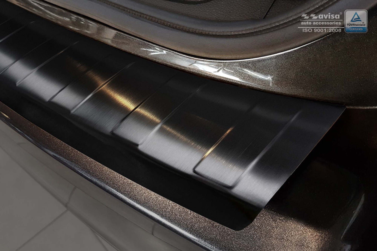 Protectie bara spate Avisa pentru Subaru Impreza GT 5 usi (dupa 2017), negru lucios