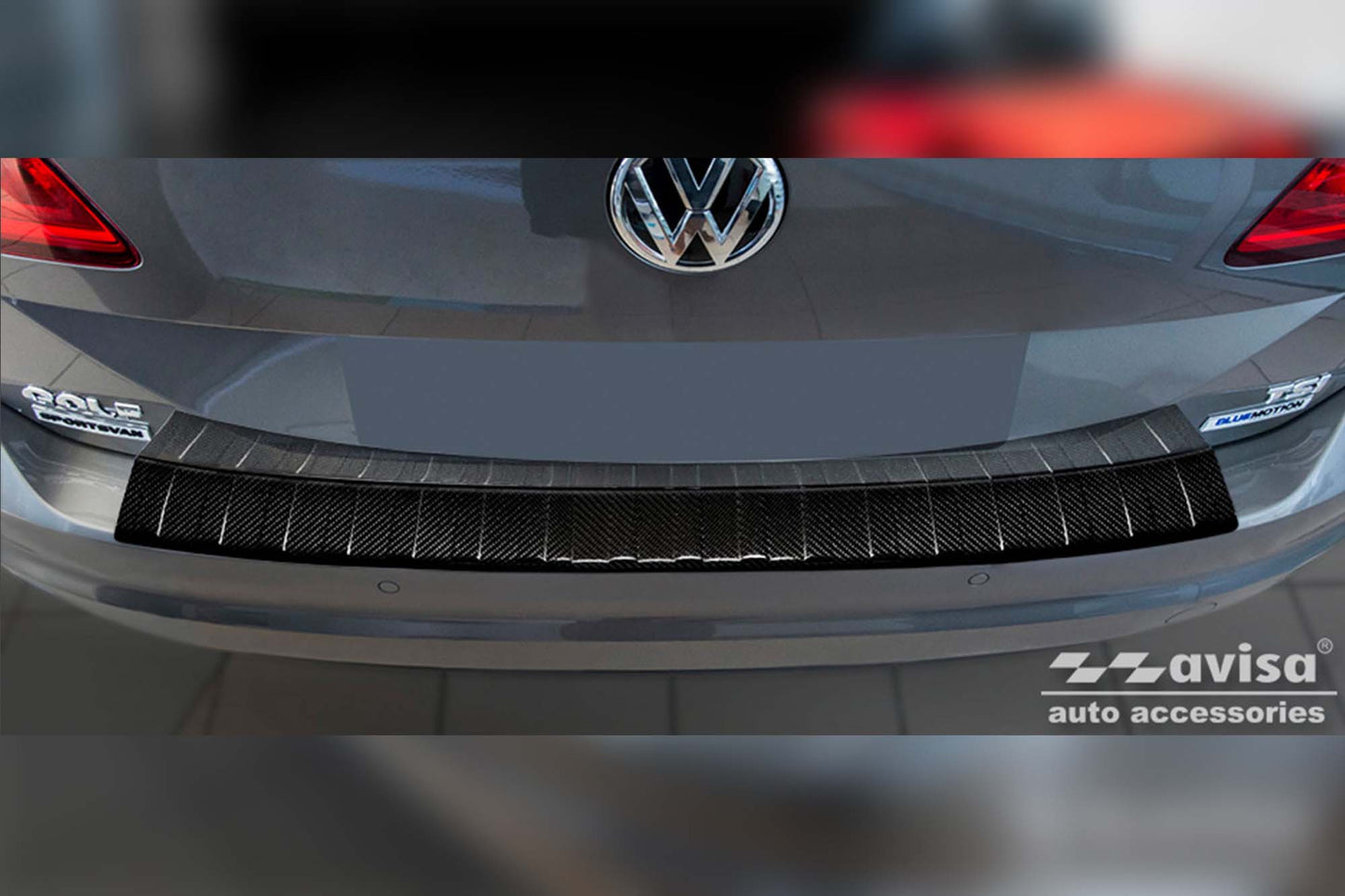 Protector bara spate Avisa pentru Volkswagen Golf Sportsvan (2014-2017, dupa 2017), culoare carbon