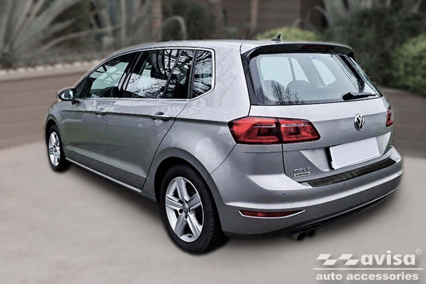 Protector bara spate Avisa pentru Volkswagen Golf Sportsvan (2014-2017, dupa 2017), culoare carbon