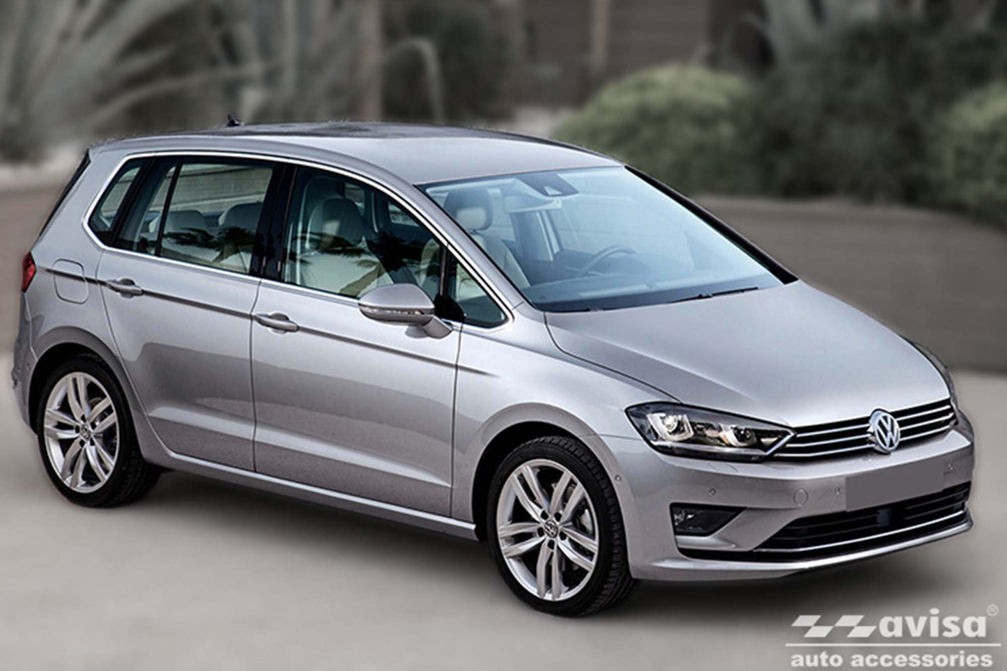 Protector bara spate Avisa pentru Volkswagen Golf Sportsvan (2014-2017, dupa 2017), culoare carbon