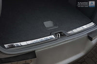 Protectie bara spate Avisa, 2 piese, pentru Volvo XC40 (dupa 2017), crom