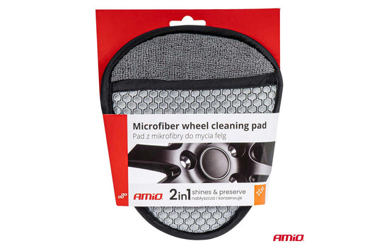 Cleaning pad for Amio steering wheel, grey