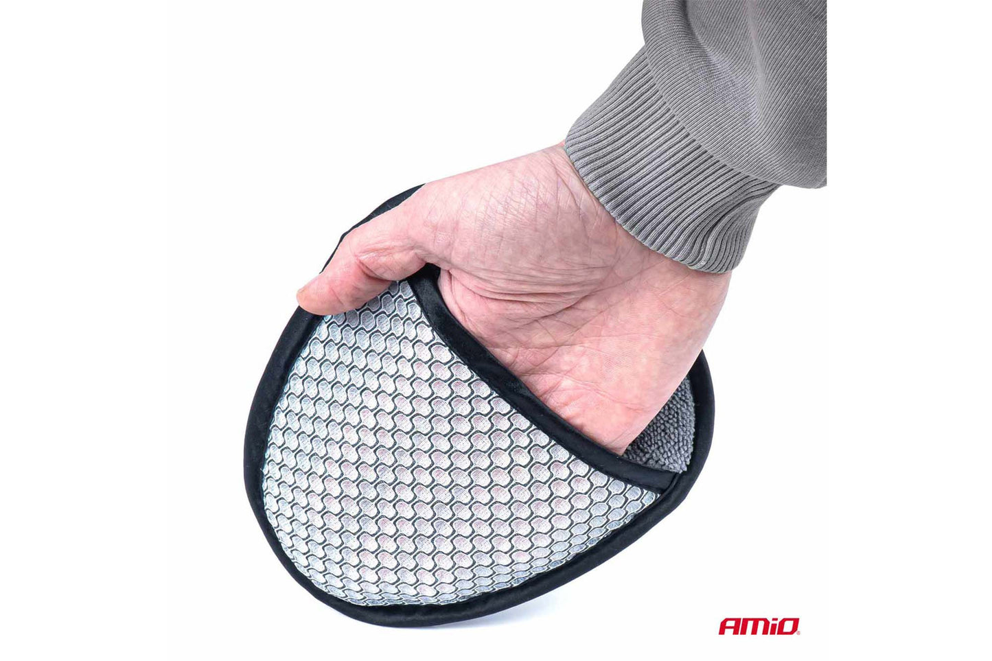 Cleaning pad for Amio steering wheel, grey