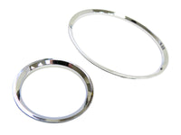 Gauge rings for Audi 80 1991-1994, chrome color