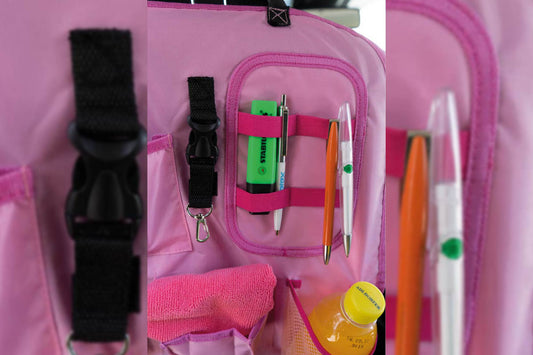 Organizer Petex pentru scaun, culoare roz