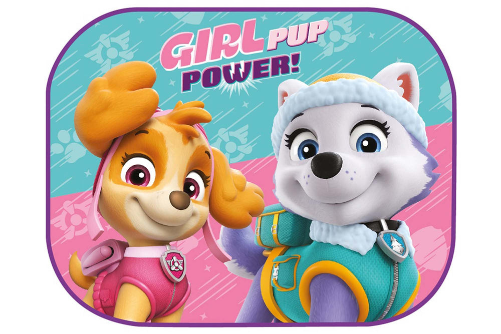Parasolare pentru usi spate Amio Paw Patrol Girl, 44x35cm, set 2 bucati