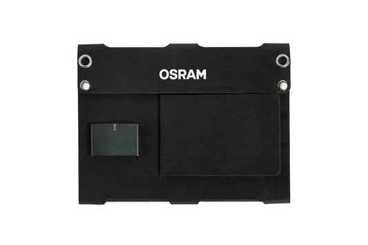 Panou mobil solar pliabil Osram pentru incarcare dispozitive portabile 20W cu incarcator USB inclus