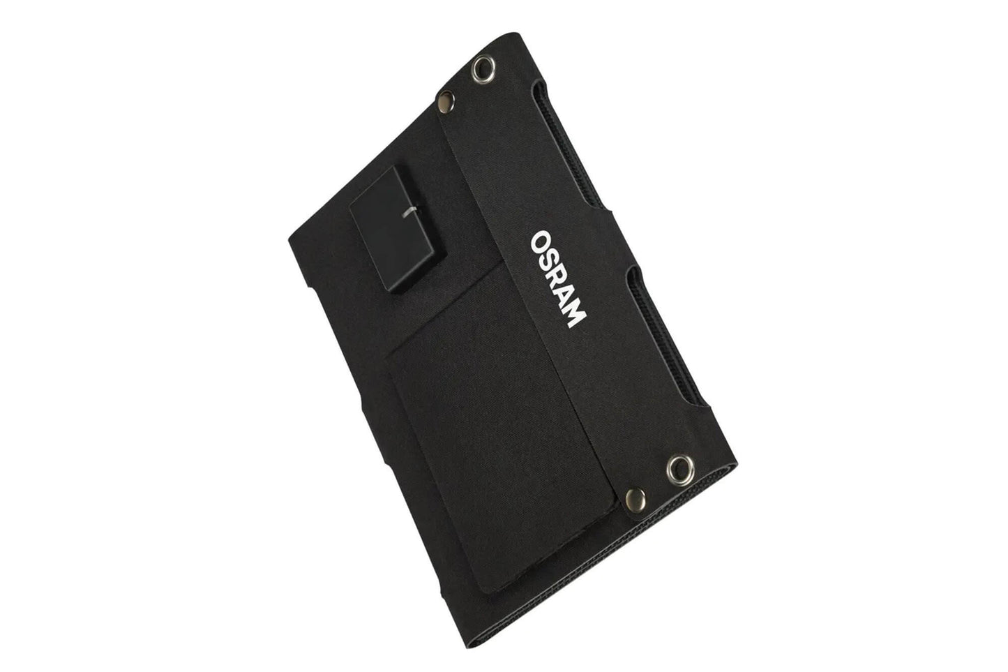 Panou mobil solar pliabil Osram pentru incarcare dispozitive portabile 20W cu incarcator USB inclus