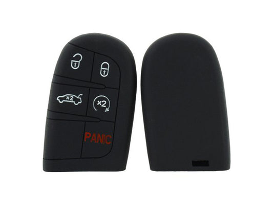 Husa de silicon pentru chei Jeep Renegade cu 5 butoane