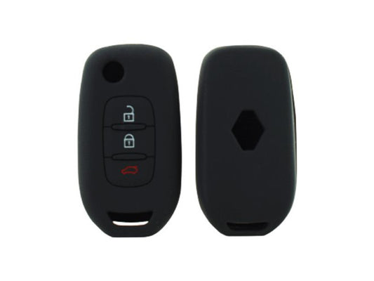 Husa de silicon pentru chei Renault Twingo cu 3 butoane