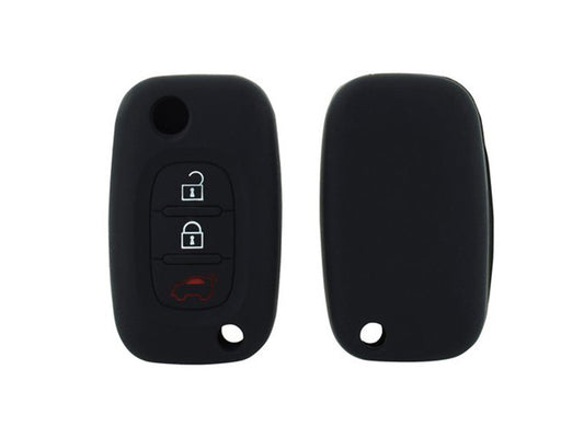 Husa de silicon pentru chei Smart Fortwo si Forfour (dupa 2014) cu 3 butoane