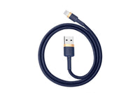 Cablu albastru Baseus 1.5A, 200 cm, de la USB la conector iPhone