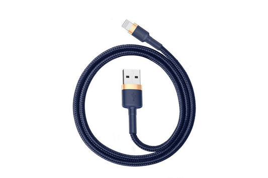 Cablu albastru Baseus 1.5A, 200 cm, de la USB la conector iPhone