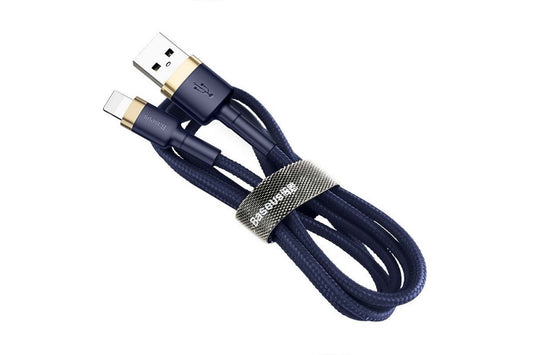 Cablu albastru Baseus 1.5A, 200 cm, de la USB la conector iPhone