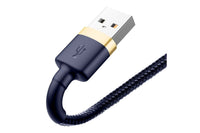 Cablu albastru Baseus 1.5A, 200 cm, de la USB la conector iPhone
