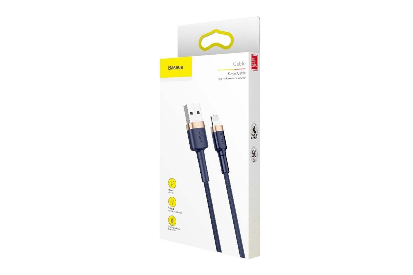 Cablu albastru Baseus 1.5A, 200 cm, de la USB la conector iPhone